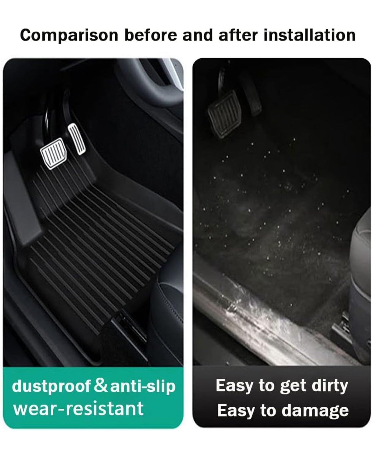 Tapis toutes saisons GearFusion pour Tesla Model Y 2021-2024