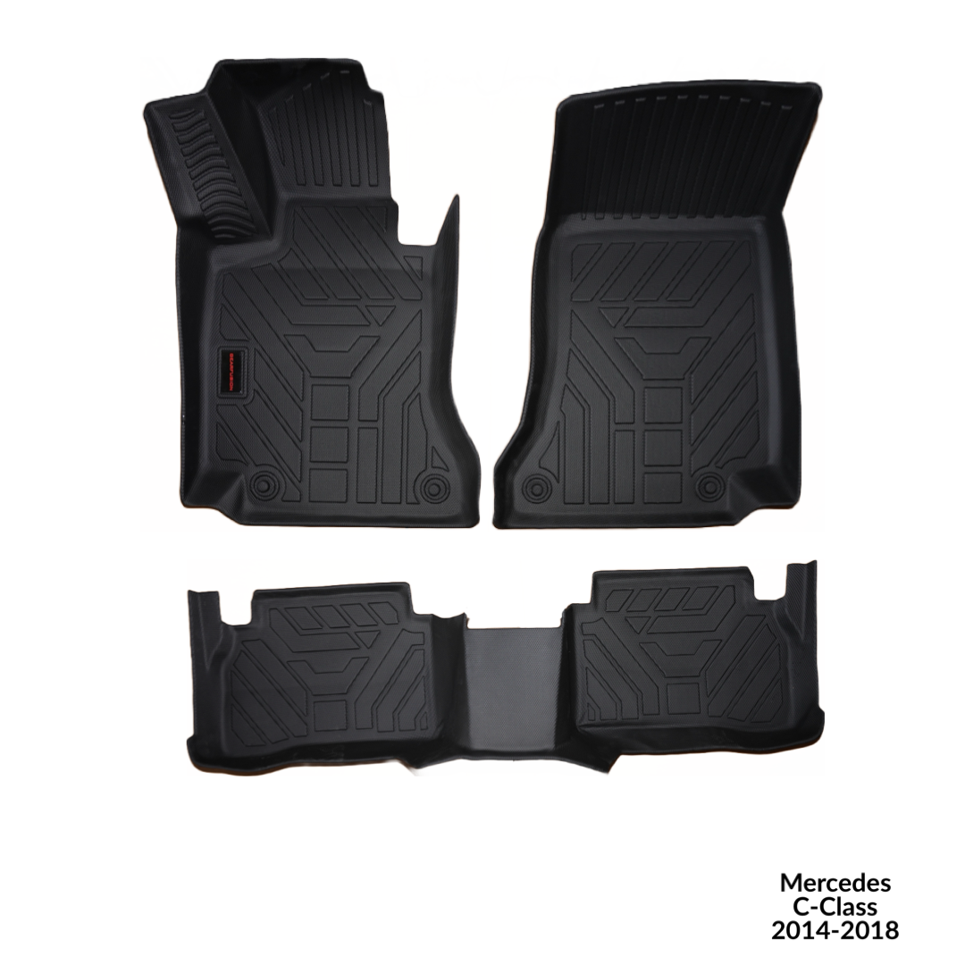 GearFusion All weather mats for 2014-2018 Mercedes C-Class | Gasoline
