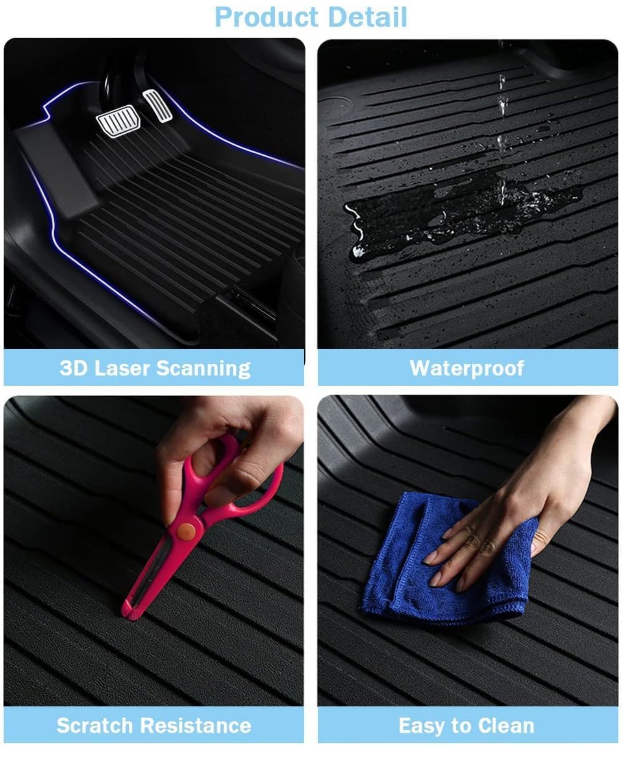 Tapis toutes saisons GearFusion pour Tesla Model Y 2021-2024