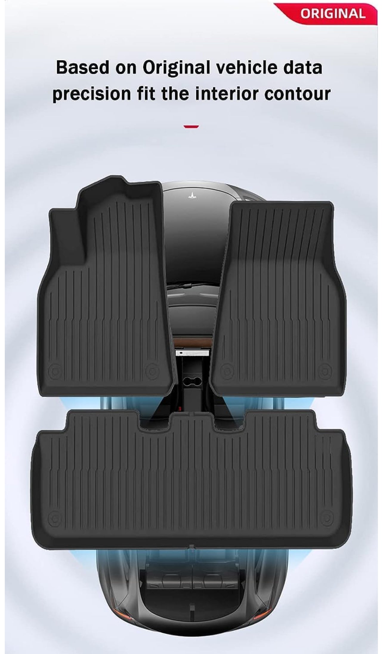Tapis toutes saisons GearFusion pour Tesla Model Y 2021-2024
