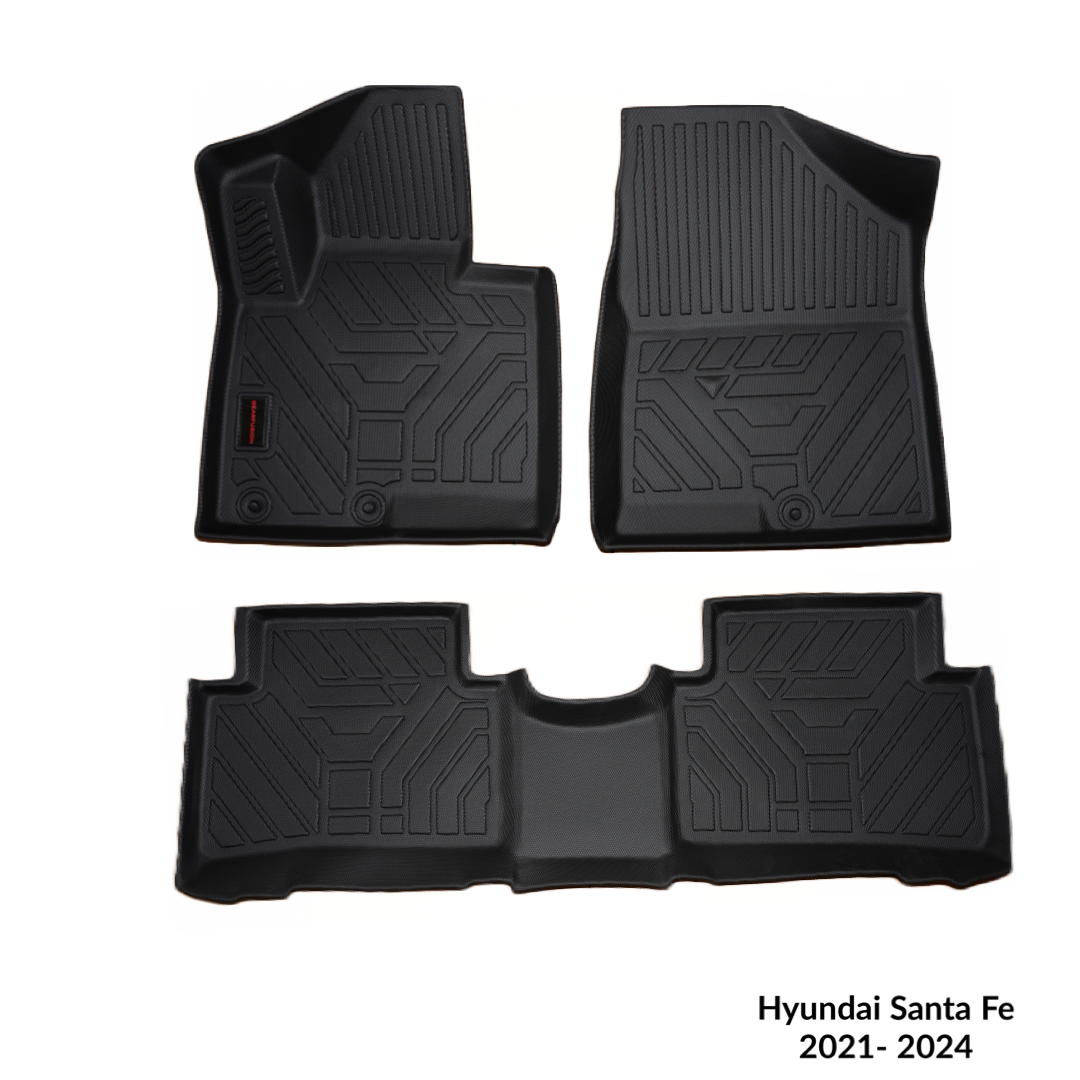 GearFusion All weather mats for 2021-2023 Hyundai Santa Fe