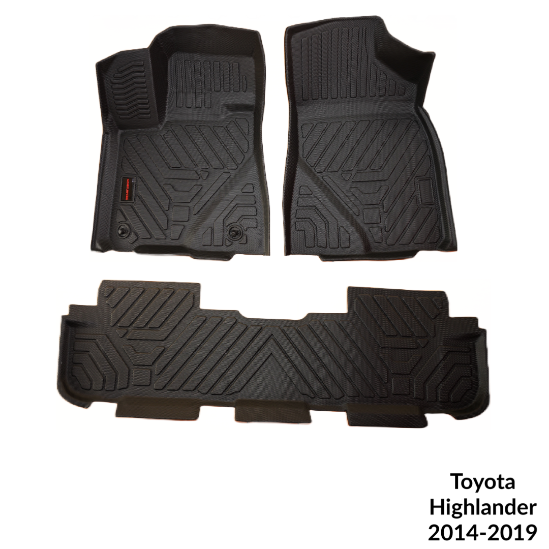 GearFusion Tapis toutes saisons pour Toyota Highlander 2014-2019 | De l'essence