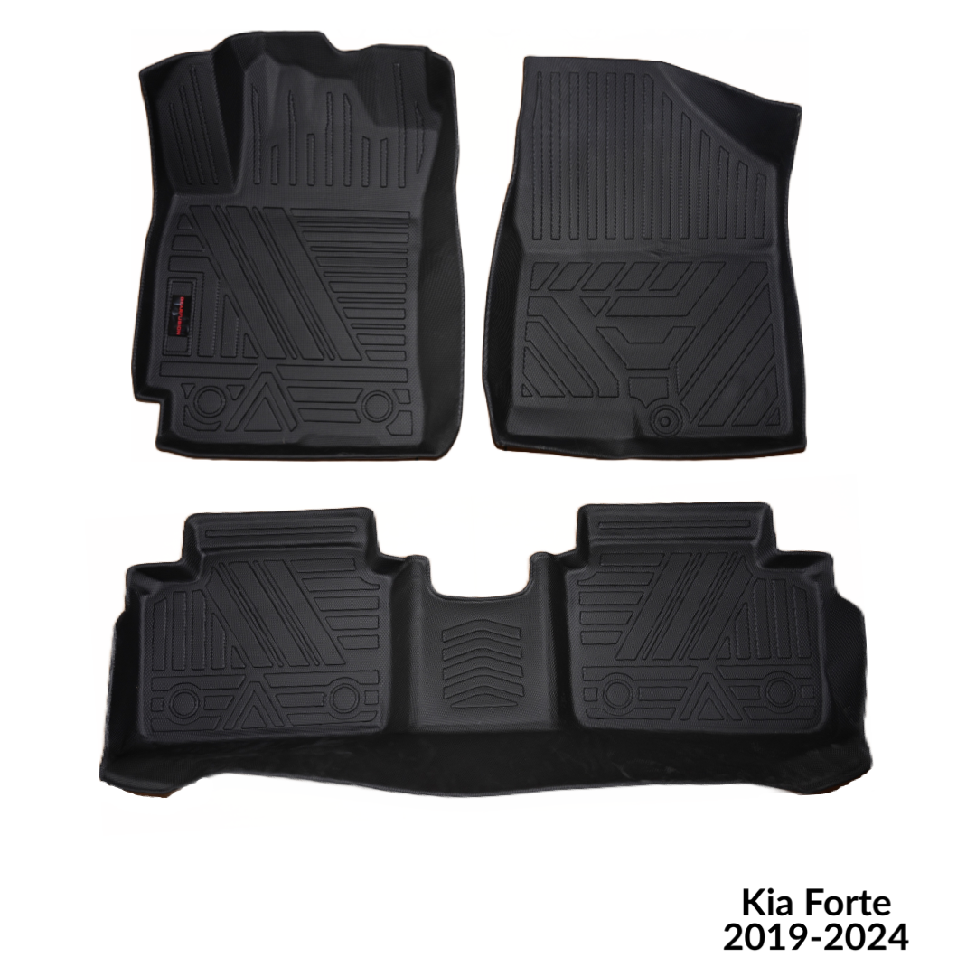 GearFusion Tapis toutes saisons pour Kia Forte 2019-2024 | De l'essence