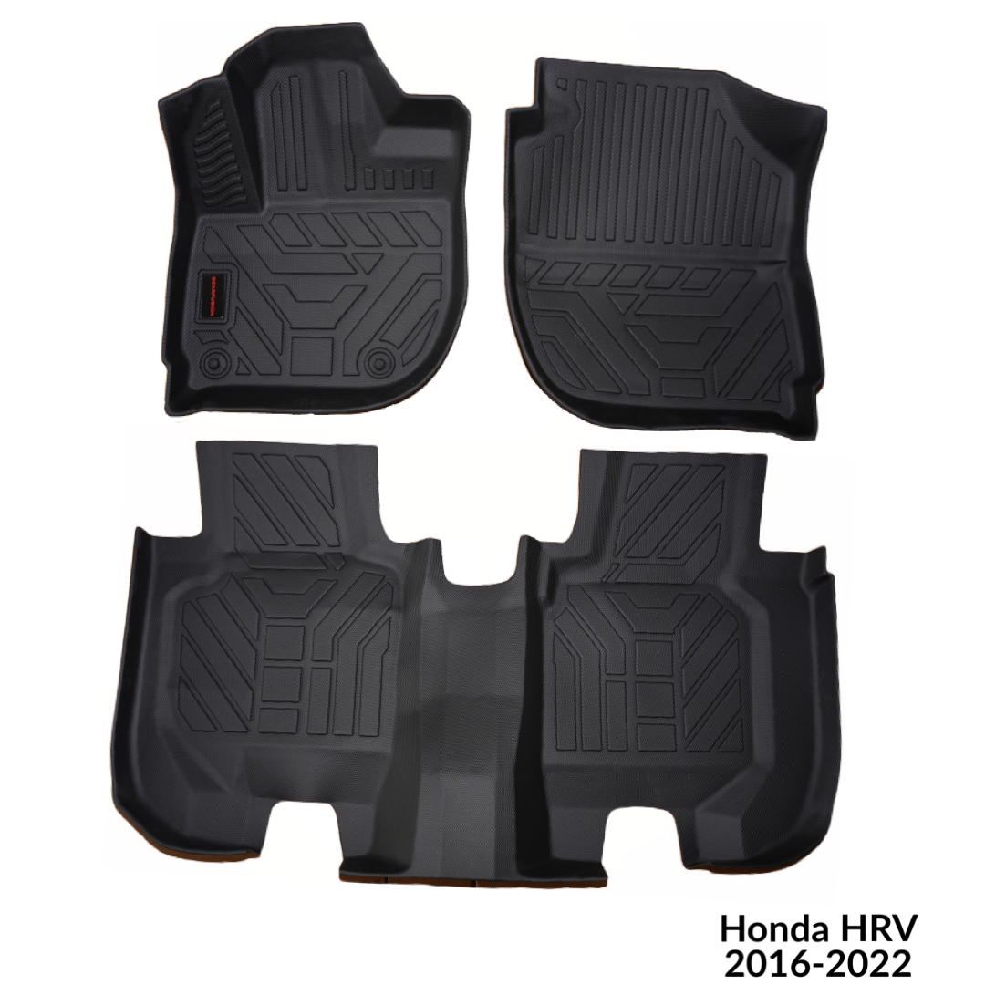 GearFusion All weather mats for 2016-2022 Honda HRV