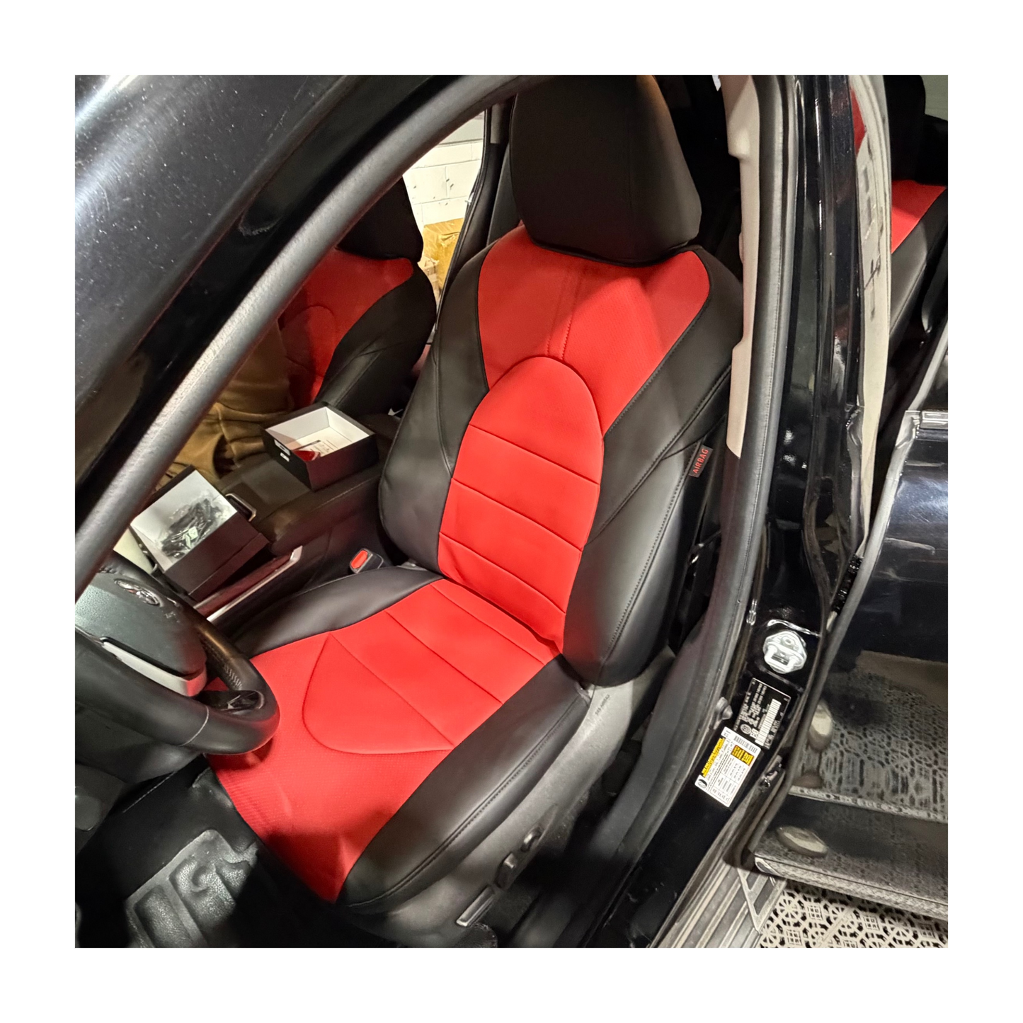 TOYOTA HIGHLANDER 2020-2025 Custom Fit Seat Cover in Leather