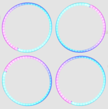 Gearfusion Multi-Color RGB Interior Ambient Light Kit – App + Music Sync LED Accent Lighting